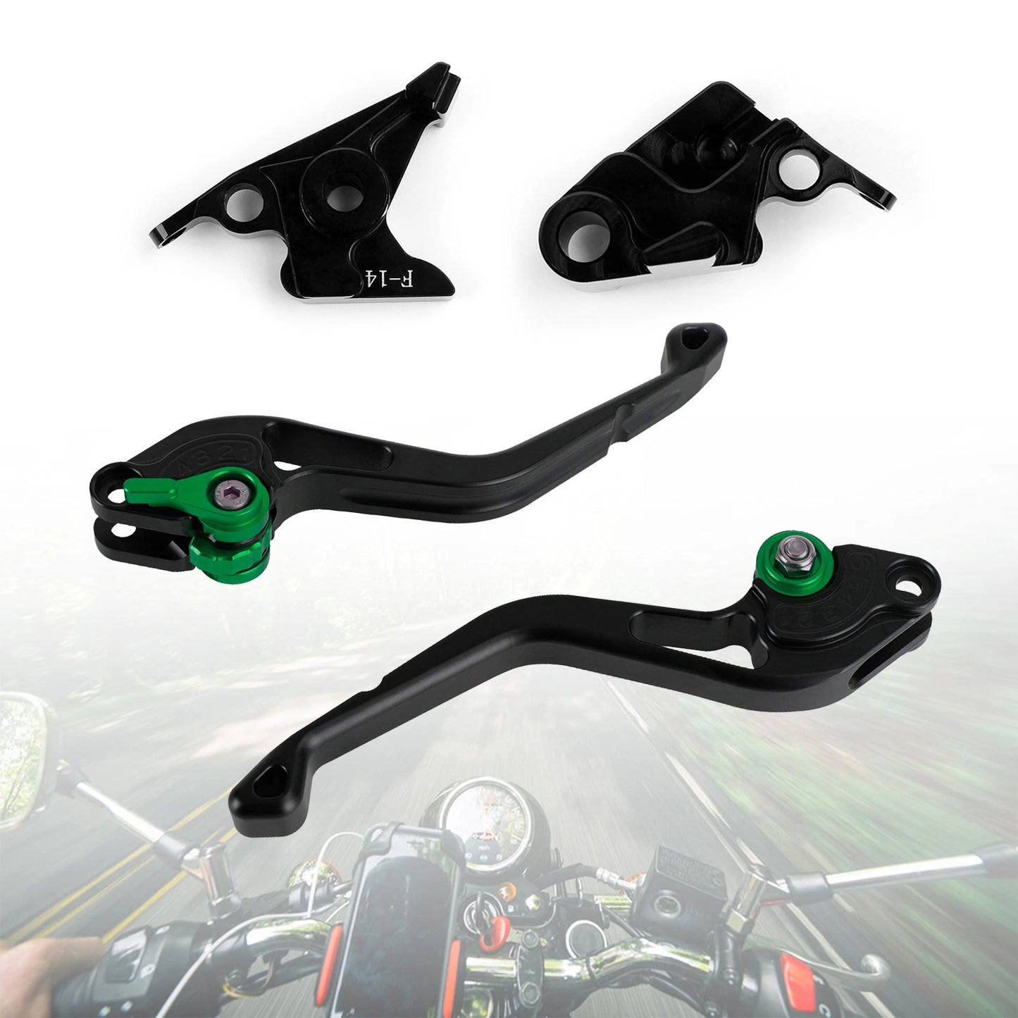Short Levers Brake Clutch for Kawasaki ZZR600 ZXR400 Z750S ZX9R ER-5 (1990–2008)