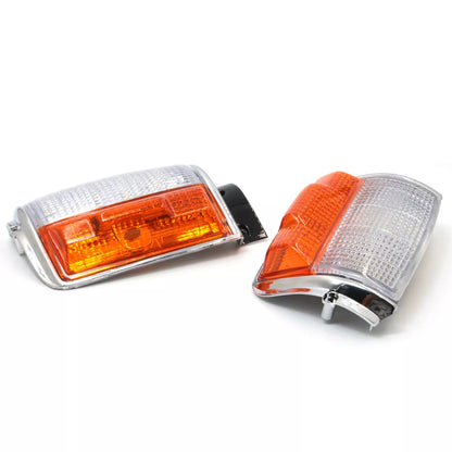 Chrome Corner Indicator Lights for Toyota Hilux 1983-1988