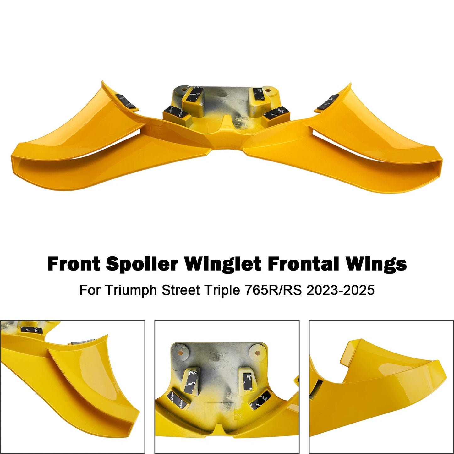 Front Fins for Street Triple 765R/RS (2023–2025) Yellow