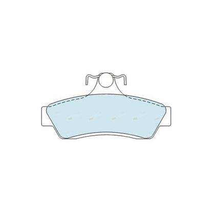 Bendix Ultimate Rear Disc Brake Pads for Holden Monaro Coupe (2001–2006)