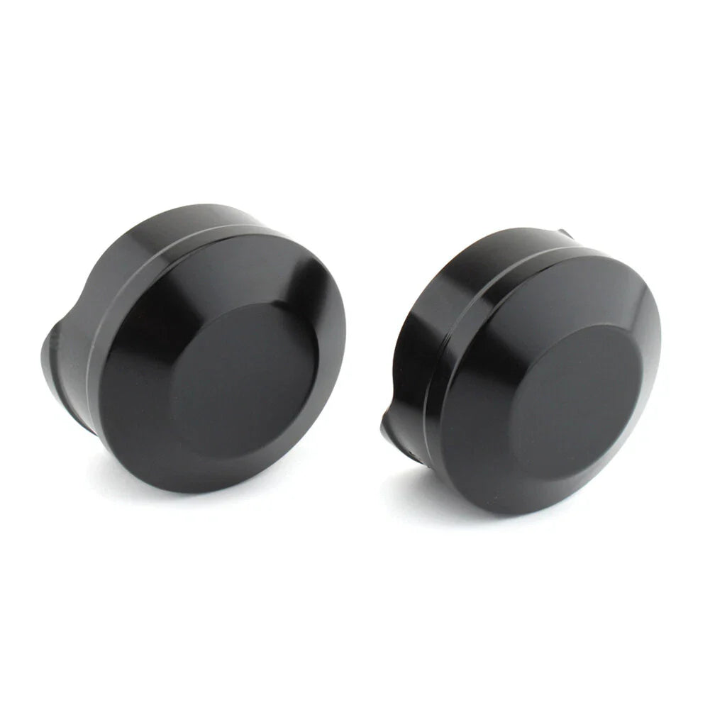 Black Upper Fork Stem Nut Cover for Harley Softail Breakout FXBR FXBRS (18-23)