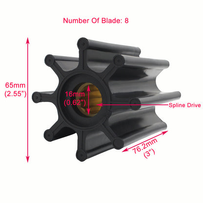 Raw Sea Water Impeller for Jabsco 3583602 (No Year Specified)