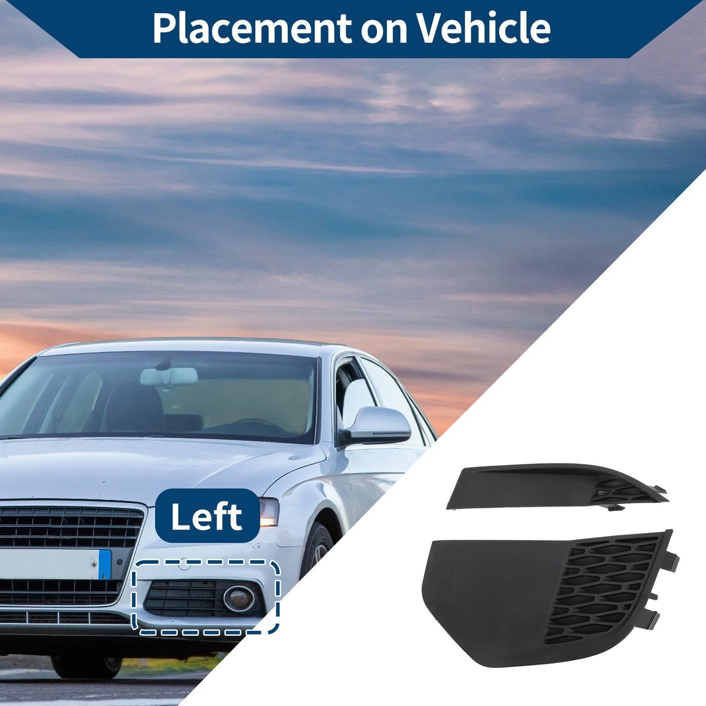 1 Pc Fog Light Grill for Land Rover Discovery Sport (No.LR061231)