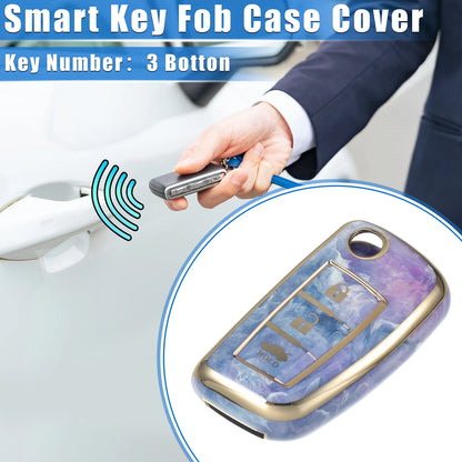 3 Button Smart Key Fob Case Cover for Nissan Rogue Frontier (2014–2023)