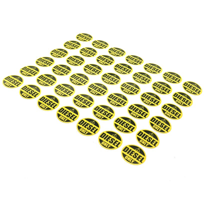 Diesel Only Sticker for Cars