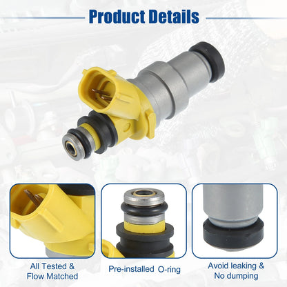 6X Fuel Injector Nozzle for Toyota Supra 3.0L (1986–1988)