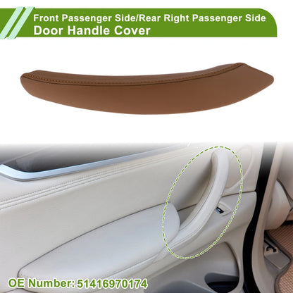 Door Panel Handle Pull Trim Cover for BMW X5 (2008–2013) No. 51416970174 Light Brown