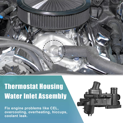Engine Coolant Thermostat Housing Assembly 032121111BA for Volkswagen Golf (2006–2010)
