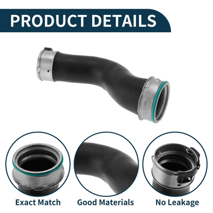 Radiator Hose for BMW X5 F15 F85 (2013–2015) No. 11618515638, Black