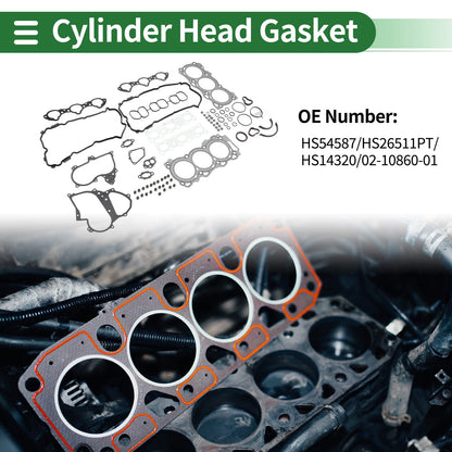 Set of 1 Cylinder Head Gasket for Infiniti QX6 (2014–2016) No.HS54587