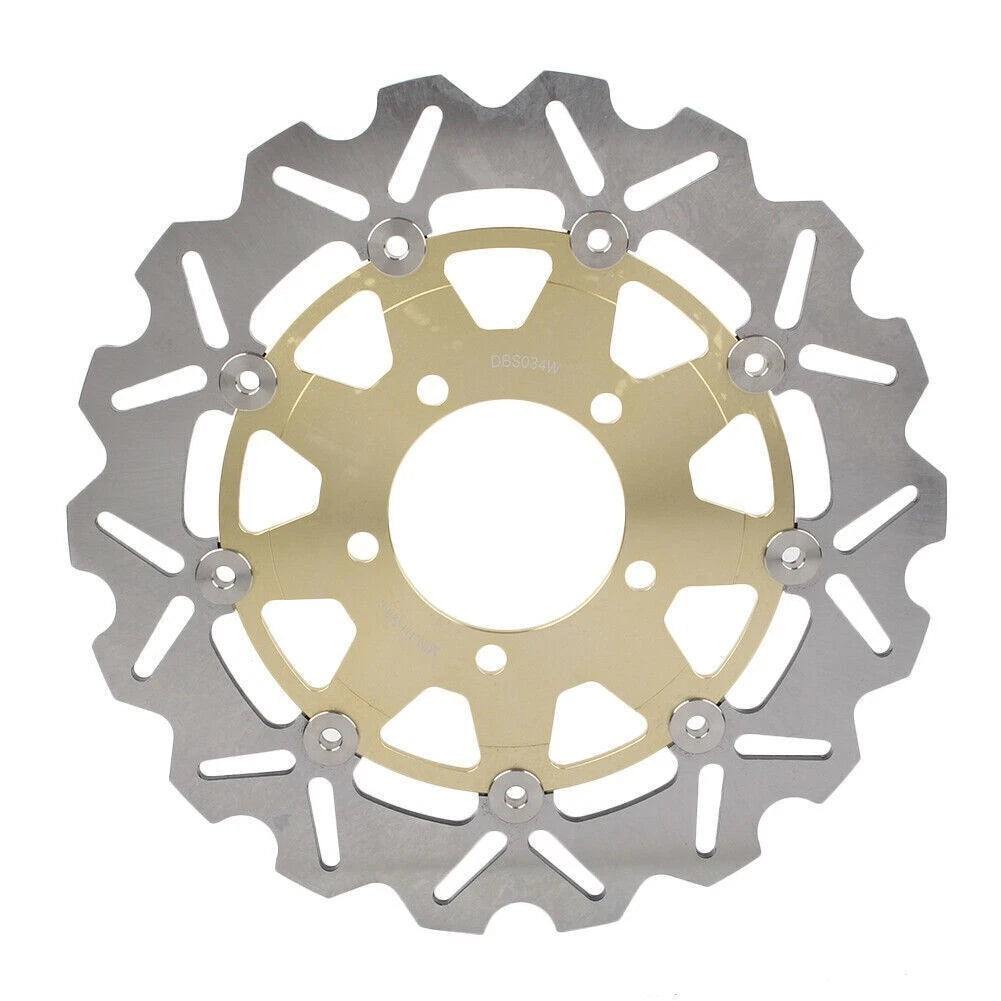 Pair Front Brake Disc Rotors for Kawasaki Z750 Z750R Z1000 Ninja ZX10R