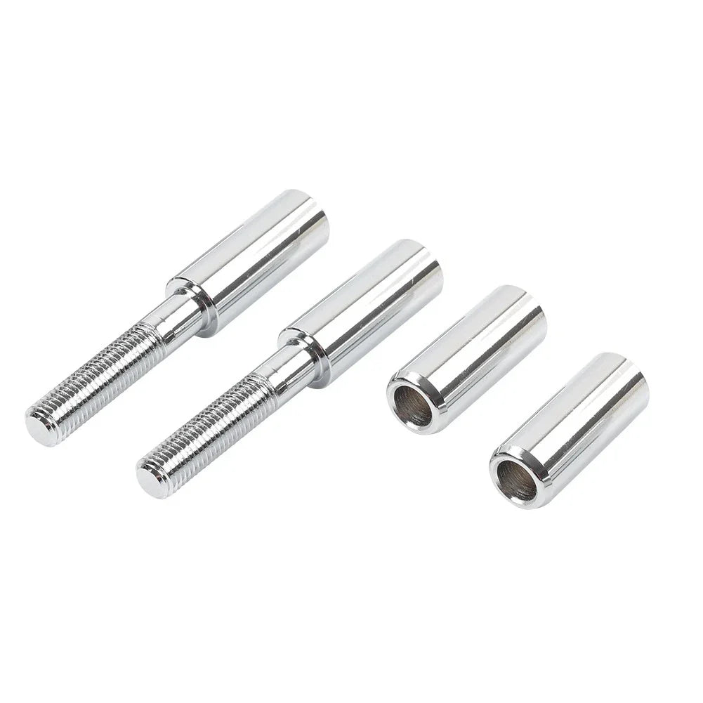 2.5" Chrome Mirror Extensions for Harley Softail Sportster Dyna Touring
