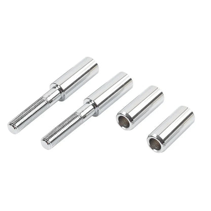 2.5" Chrome Mirror Extensions for Harley Softail Sportster Dyna Touring