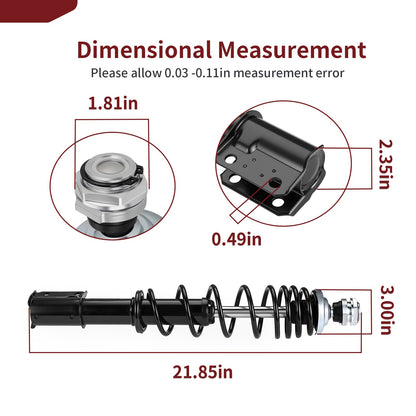 2X Front Shocks for Can-Am Outlander 400 (2005–2014)