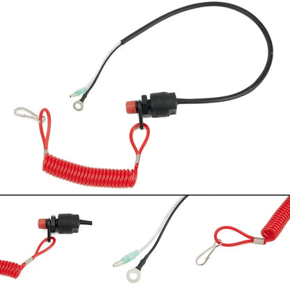 Boat Kill Switch Lanyard Clip Outboard Cord for Boats