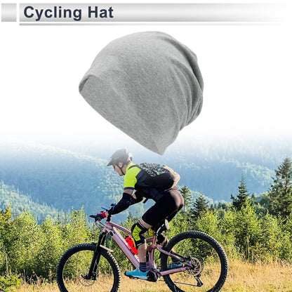 Cycling Hat Keep Warm Light Grey 11.02"x11.02" (2023)