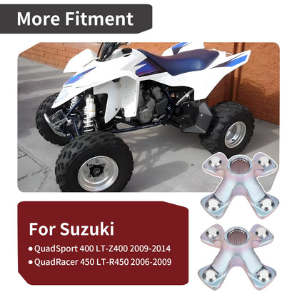 Rear Wheel Hubs for Suzuki QuadRacer LTR450 (2006–2009) QuadSport LTZ400 (2009–2014)