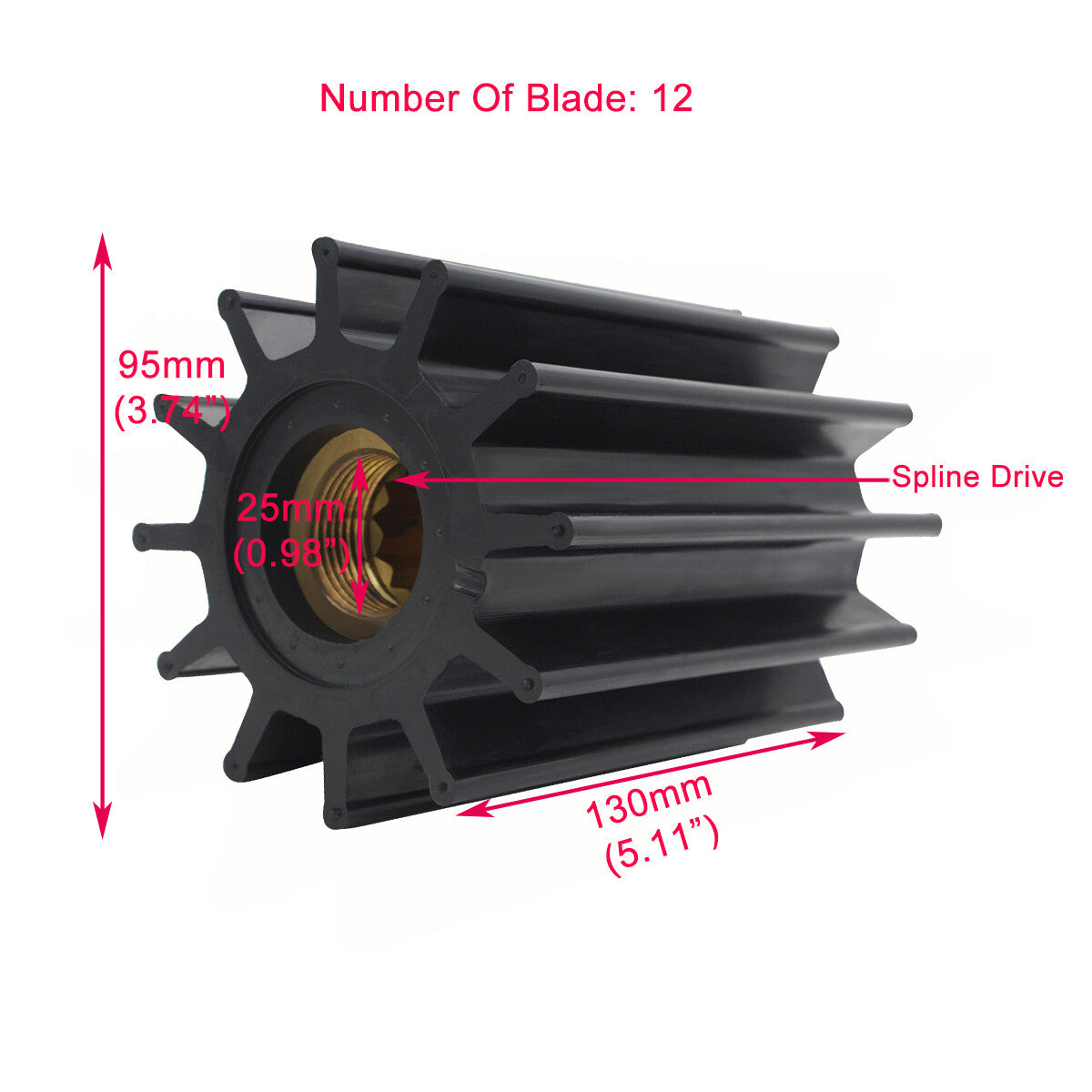 Impeller for Johnson Pump Man Diesel F95 Series (2009–2023)