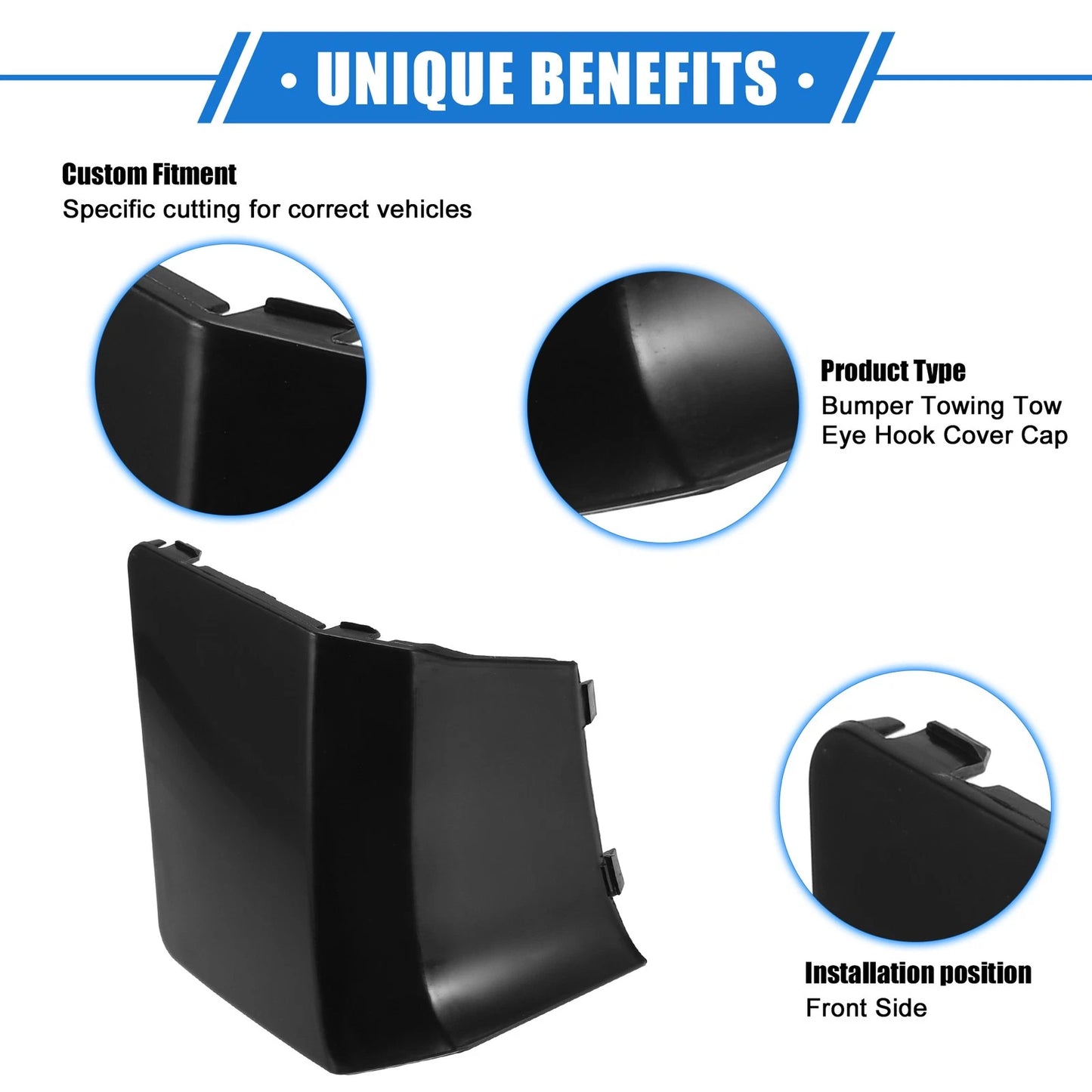 Tow Eye Hook Cover for Subaru Impreza (2010–2014) Black