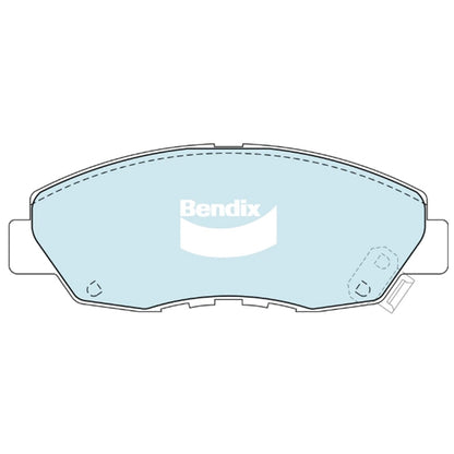 Front Disc Brake Pads for Honda Civic ES1 (2000–2010)