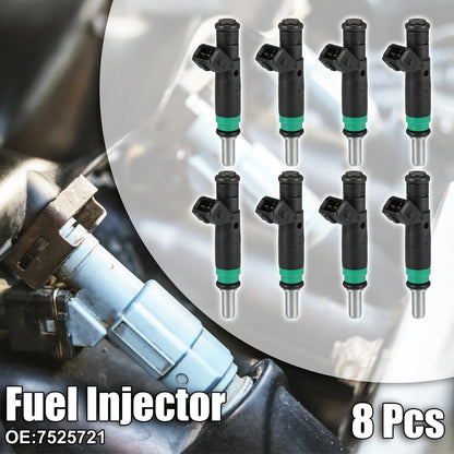 8pcs Car Fuel Injector for BMW 750i 750Li 4.8L V8 (2006 - 2008)
