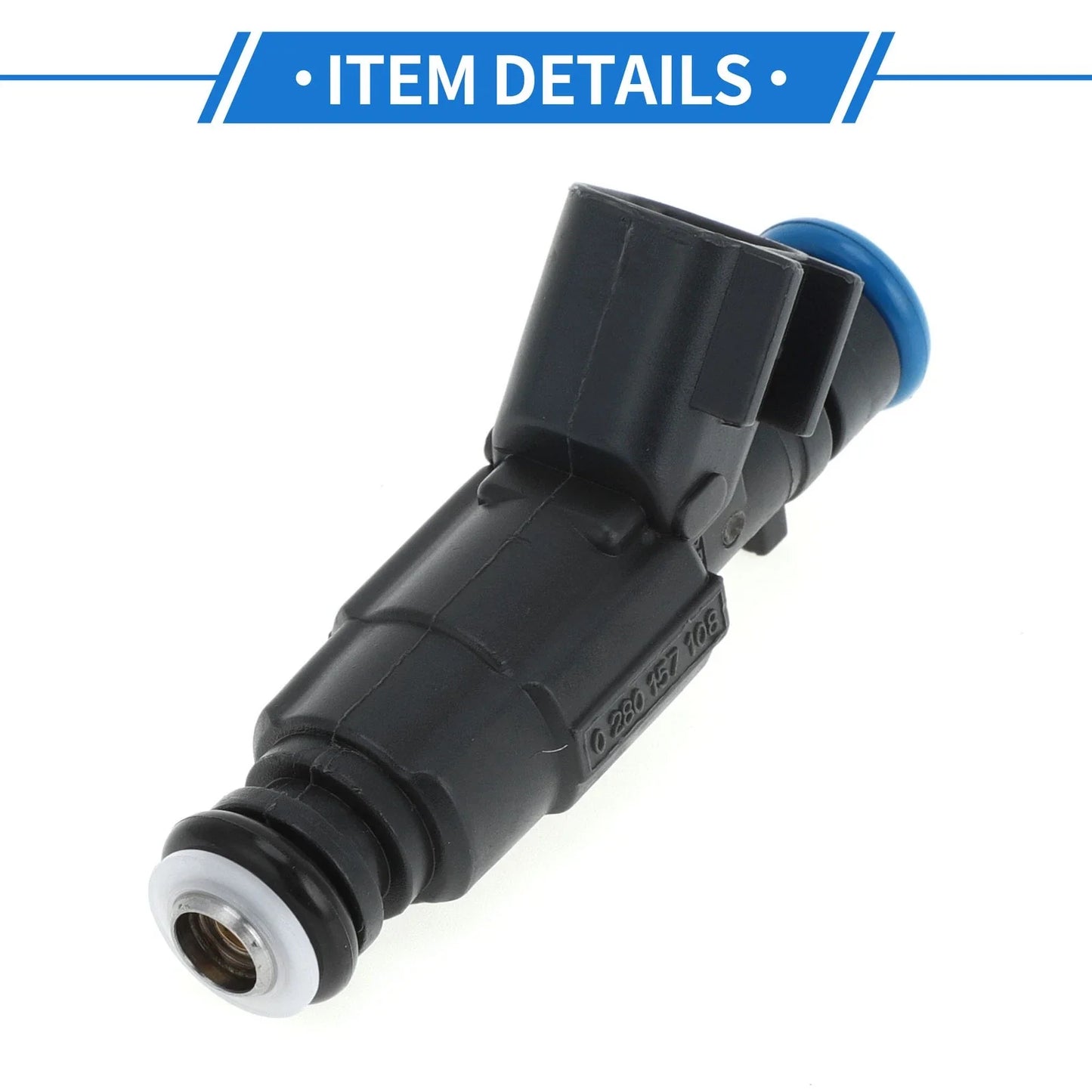 Fuel Injector for Chevrolet Aveo 1.4 (2010-2016) - 1 x Black Injector
