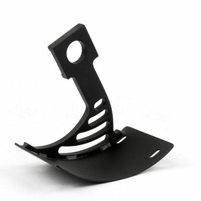 Curved Side Mount License Plate for Yamaha R1 (2004–2014) BLK A