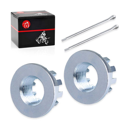 2X Front Axle Castle Nuts for Honda Recon 250 (2000–2009)