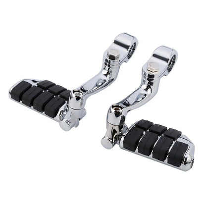 Foot Pegs 1-1/4" Engine Guard Mounts Clamps for Harley Touring Dyna
