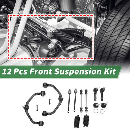 12 Pcs Front Upper Control Arms for Ford Ranger (1998–2011) No.K80052/K80054