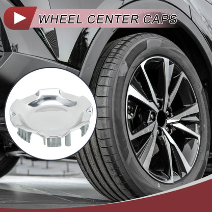 Wheel Center Caps for Chevrolet Silverado Tahoe Chrome Silver Tone (2007-2013)