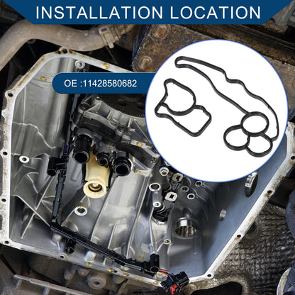 Engine Oil Filter Housing Gasket for BMW 328d (2014–2018) 11428580682
