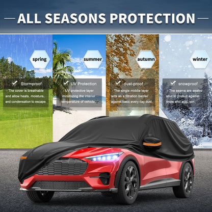 Waterproof Aluminum Film Car Cover for Ford Mustang Mach E (2021–2023)