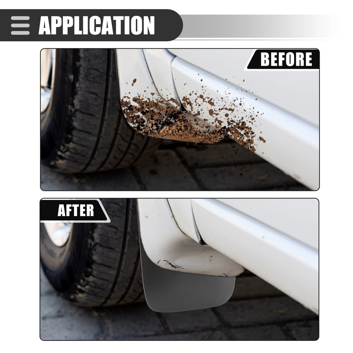 Set of 4 Mud Flaps Splash Guards for Toyota Tundra (2007–2021)