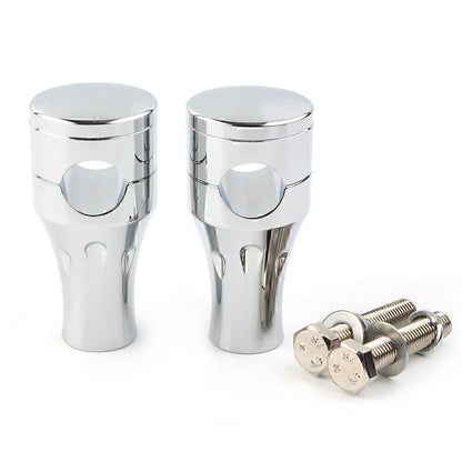 1" 25mm Handlebar Riser Clamps for Harley Honda Yamaha Kawasaki Suzuki