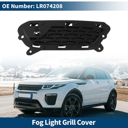 1 Pc Front Right Fog Light Grill for Land Rover Range Rover Evoque (2012–2018) No.LR074208