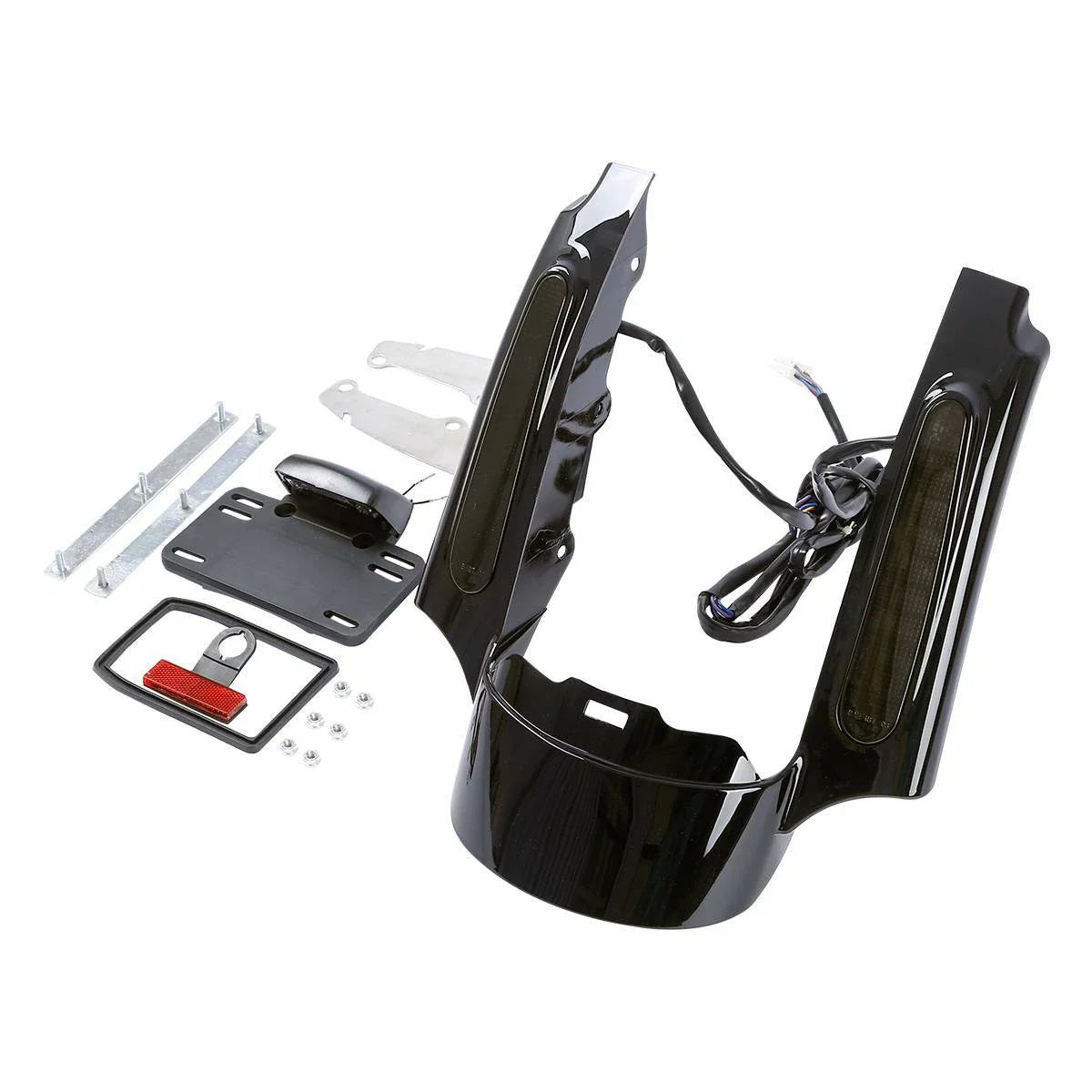 Rear Fender Fascia w/ Red Light for Harley Touring Road Glide King (2009-2013)