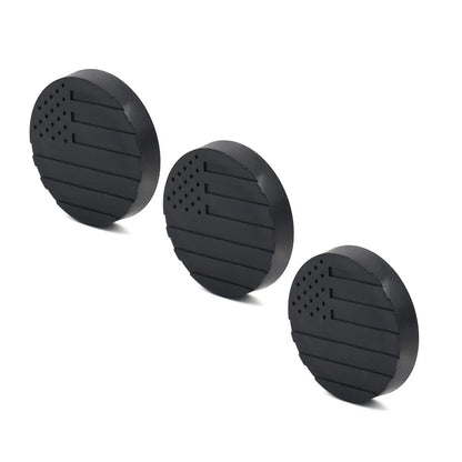 3 x Lock Door Key Hole Socket Cover Trim for Jeep Wrangler TJ JK JL JT