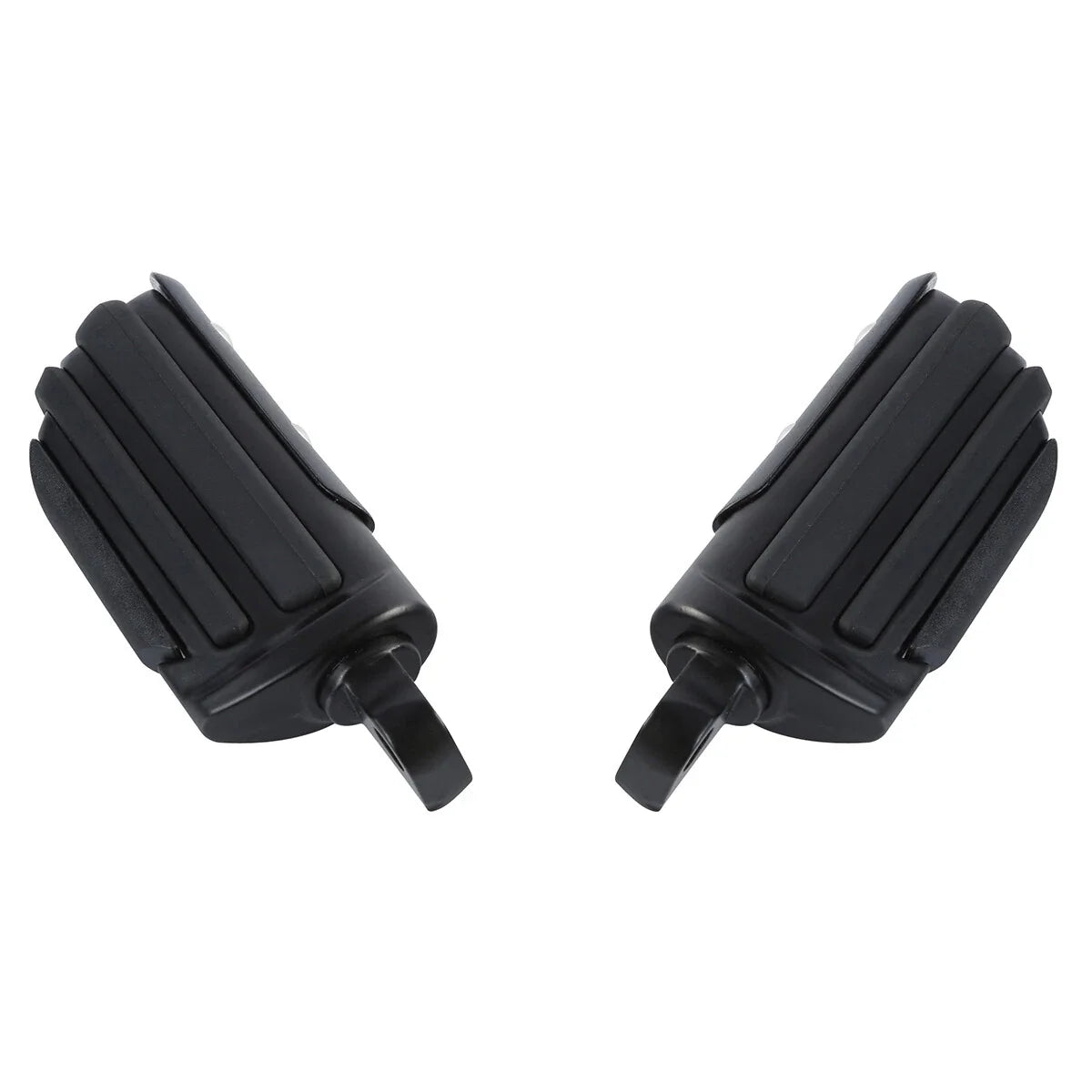 10mm Pilot Mount Footpegs for Harley Softail Touring Matte Black