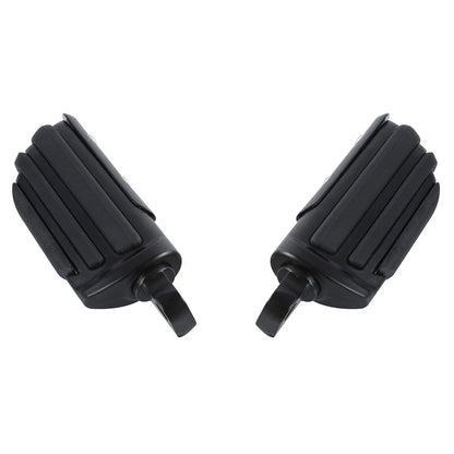 10mm Pilot Mount Footpegs for Harley Softail Touring Matte Black