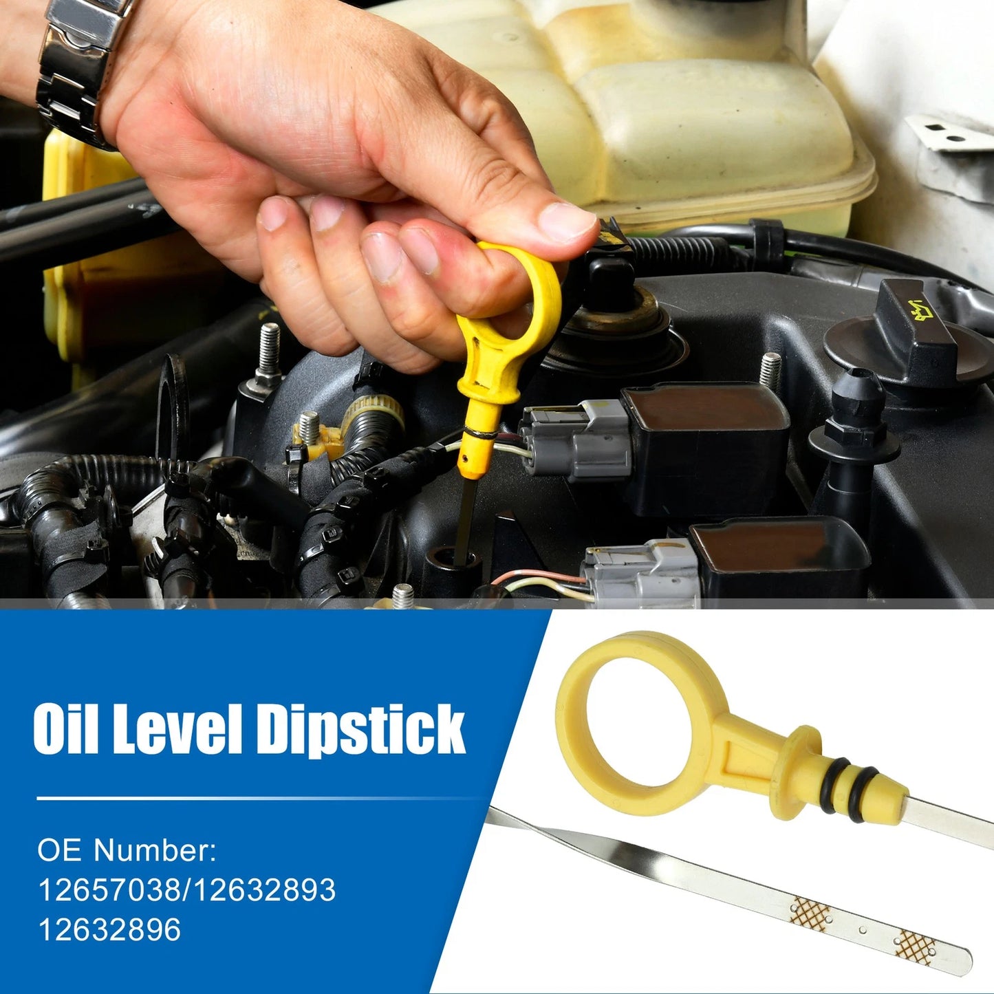 Engine Oil Fluid Level Dipstick for Chevrolet Camaro L LT 2010–2015 No. 12657038