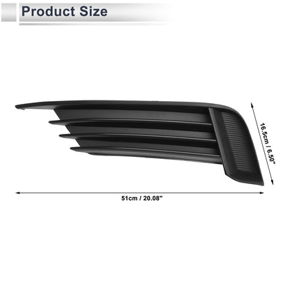 1pc Fog Light Grill for Audi A3 S3 (2013–2017) No. 8V5807681 Black