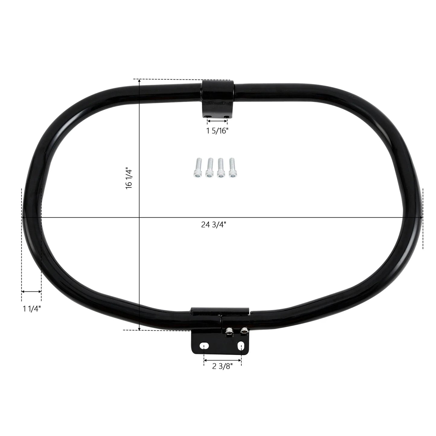 Detachable Engine Guard Crash Bar for Harley Sportster XR XL 883 1200 (14-22)