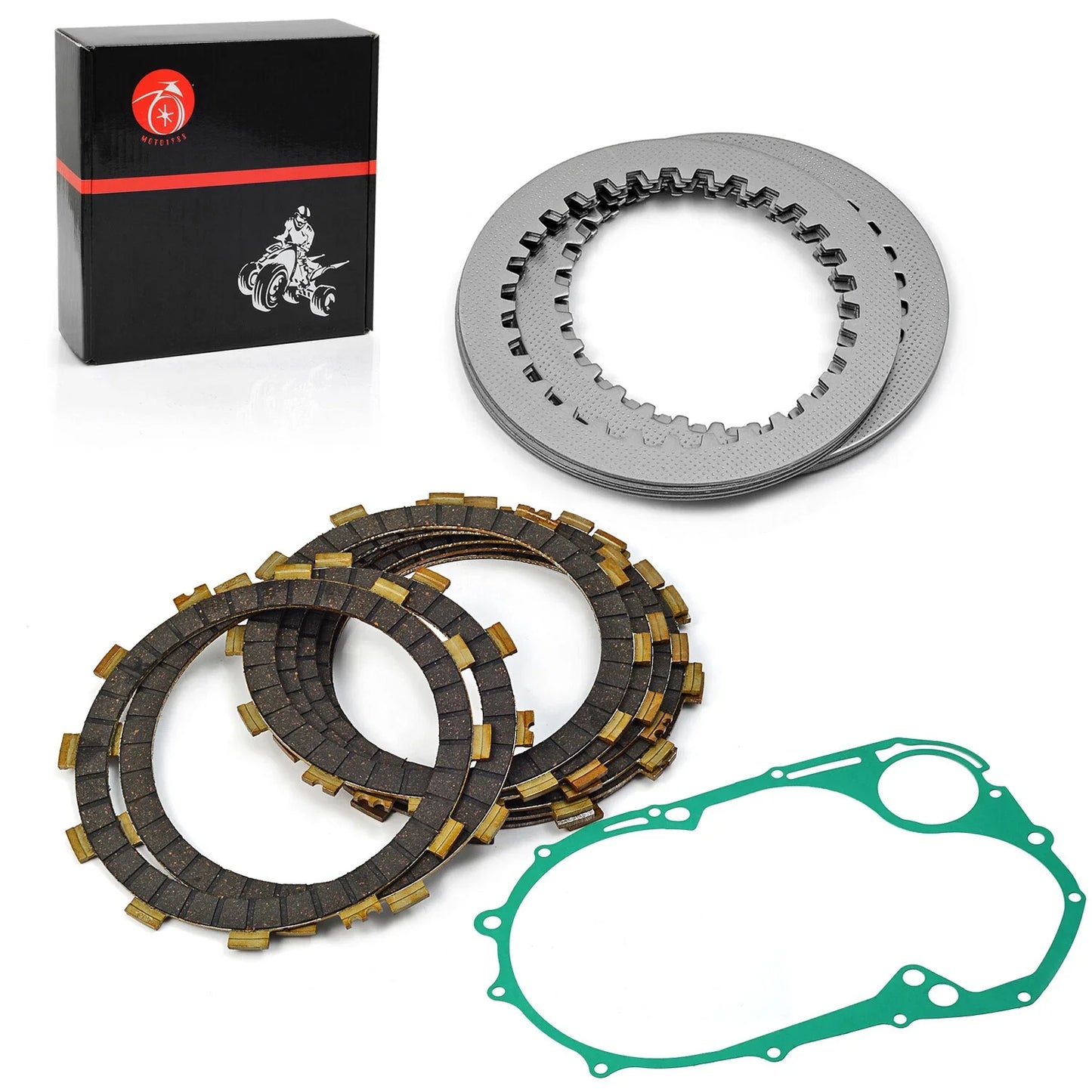 HD Clutch Kit & Gasket for Yamaha V-Star 1100 XVS1100 (1999–2009)
