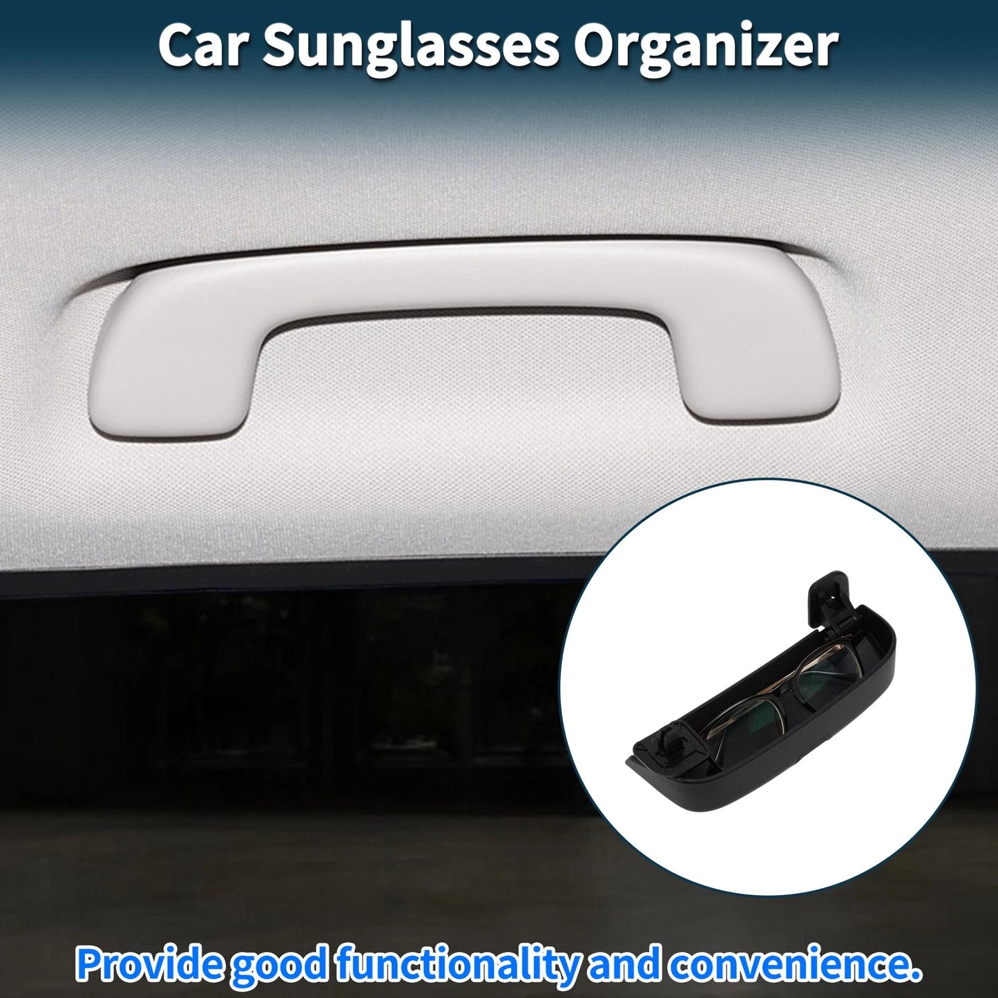 Sunglasses Case for Audi A5 (2012–2019) Eyeglasses Holder Storage Box