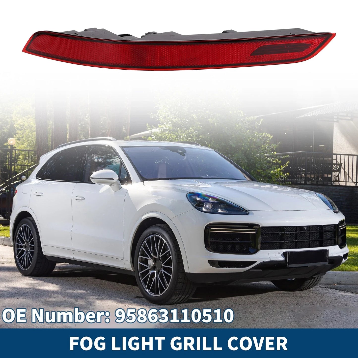 Rear Left Bumper Tail Light Shell for Porsche Cayenne (2011-2018)