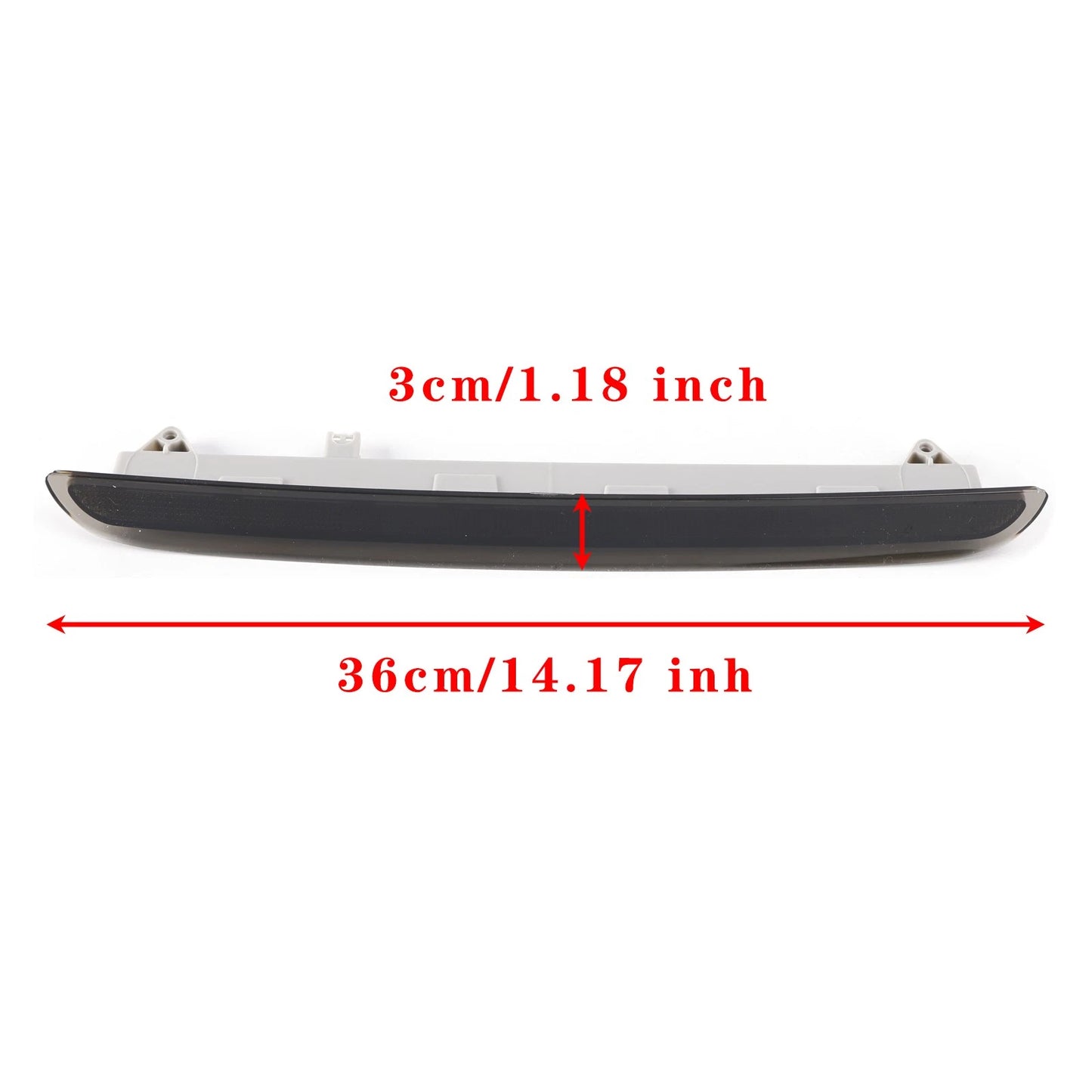 Third Rear Stop Light for Audi A3 S3 RS3 8P Sportback (2004–2013) Black