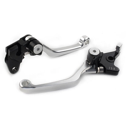 Pivot Dirt Clutch Brake Levers for Kawasaki KLX250 D-Tracker (1993–1997) Silver