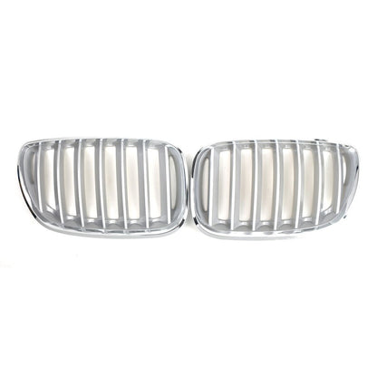 2X Chrome Front Bumper Grille for BMW X5 (2004–2006)