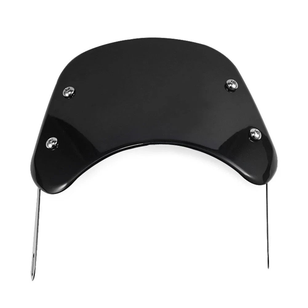 5-7'' Round Headlight Windscreen for Universal Fit Motor Black